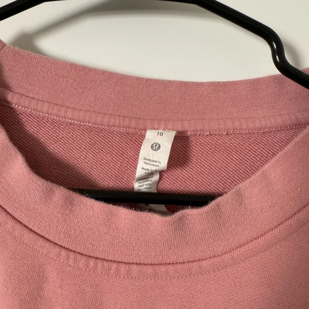 lululemon oversized crew neck cotton sweater 💕🌸